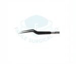 Cushing Bayonett Insulated Bipolar Forceps, Flat Plug