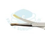 Solz Gold Tip Scissor 20cm Curved Slight Bevel on Shank - Image 2