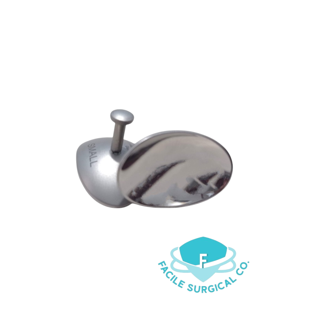 Small-Eyeshield Scleral Eye Sheild Stainless Steel - Image 1