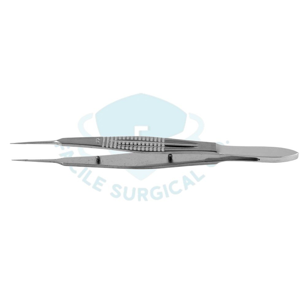 castovijo-1 Castroviejo Suturing Forceps, 1X2 teeth, 0.9 mm - Image 1