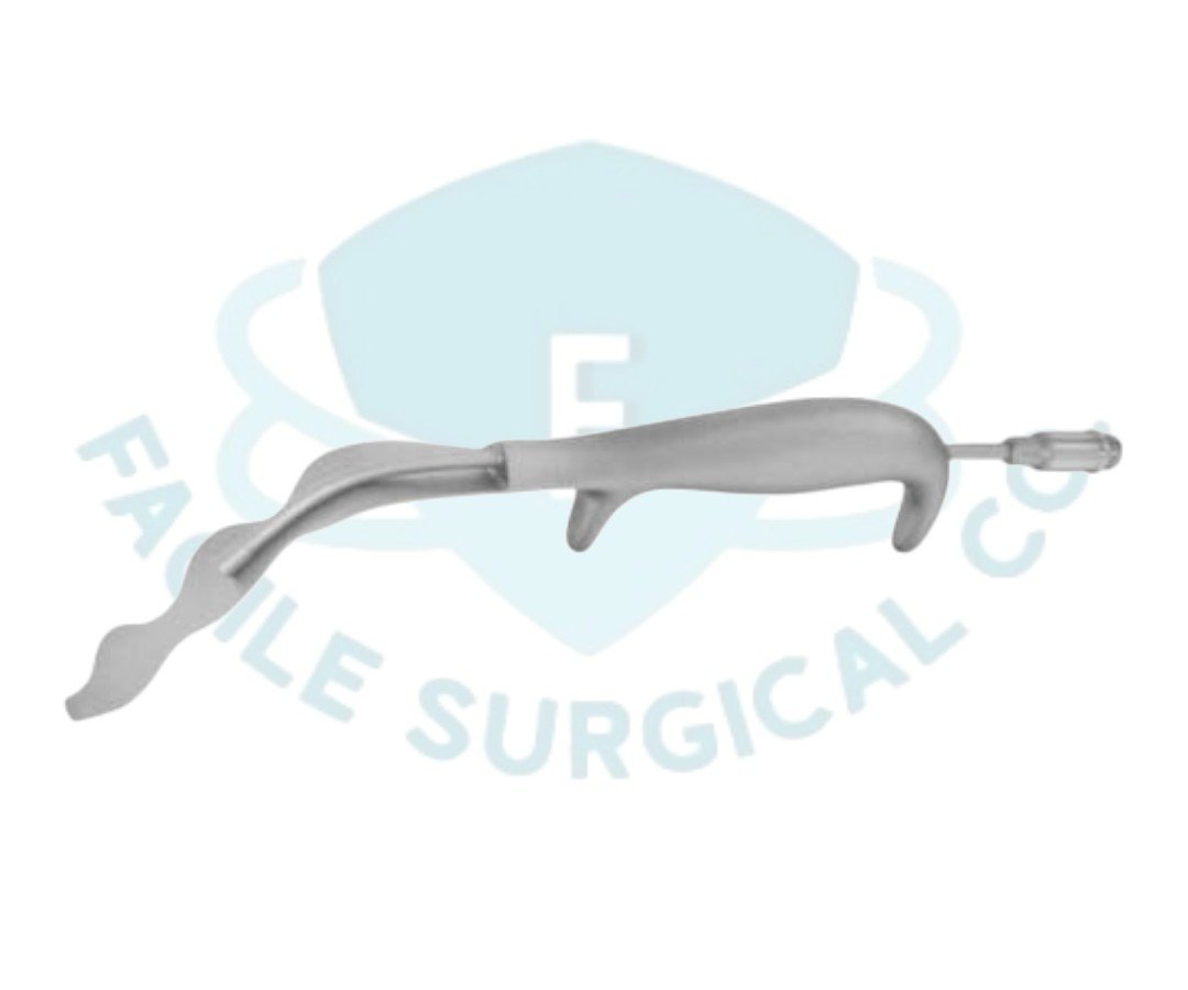 facile25794 PETRI PTERYGOID Intra Oral Retractors, With Fiber Optic Light Guide, 23cm - Image 1