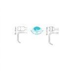 Strandell Stille Retractor, 17cm, Toothed, 6x18mm - Image 2