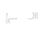 Regnell Double Ended Retractor 16cm - Image 2