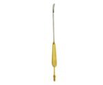 Scalp Elevator With Suction Slightly curved 7mm Blade Width, Length 9½”/24cm. - Image 2