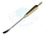 Scalp Elevator With Suction Slightly curved 7mm Blade Width, Length 9½”/24cm.