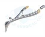 Cottle Nasal Speculum With Fiber Optic Light Guide Tube, With Side Screw