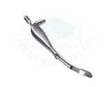 Bauer Type Intra Oral Retractor Fiber Optic Right 21cm - Image 2