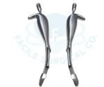 Bauer Type Intra Oral Retractor Fiber Optic Left  21cm